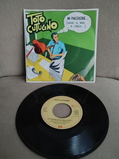 TOTO CUTUGNO - Mi Piacerebbe  - 1985 Almanya Basım 45lik Plak
