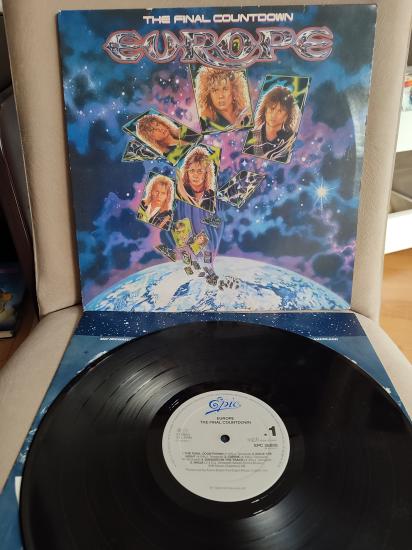 EUROPE - The Final Countdown - 1986 Hollanda Basım Albüm - 33 lük LP Plak