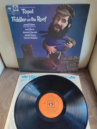 TOPOL - Fiddler On The Roof -  1967 Amerika  Basım Albüm - 33 lük LP Plak