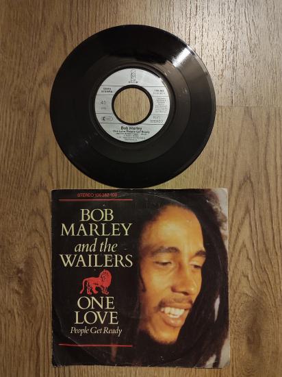 BOB MARLEY - One Love / People Get Ready - 1984 Almanya Basım 45lik Plak