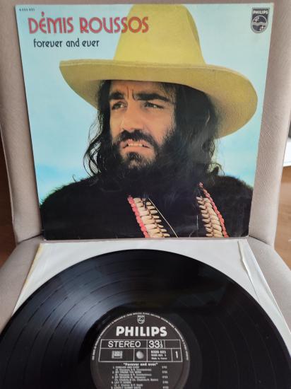 DEMIS ROUSSOS - Forever and Ever -1973 Fransa Basım 33 Lük LP Albüm Plak