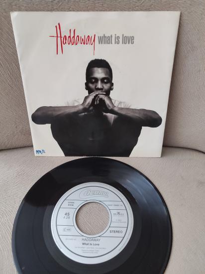 HADDAWAY - What is Love -  1993 Hollanda Basım Nadir 45lik Plak