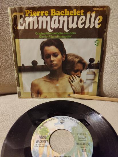 Pierre Bachelet - EMMANUELLE - Film Müziği - 1974 Almanya Basım 45lik Plak