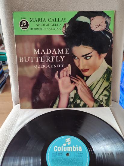 MARIA CALLAS  - Madam Butterfly - 1962 Almanya Basım Albüm -  33 lük Plak LP