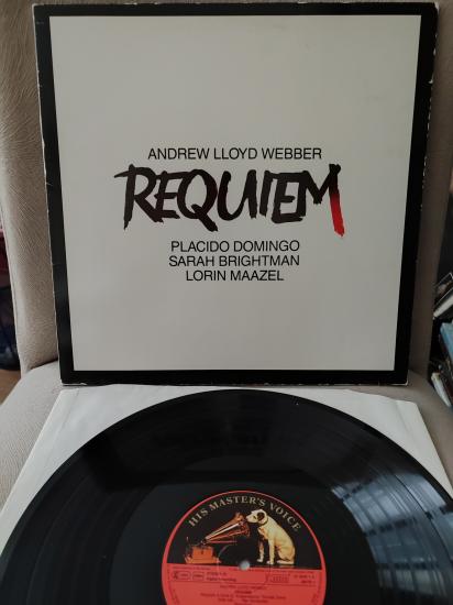 REQUIEM - Domingo / Brightman - Andrew Lloyd Webber - 1985 Hollanda Basım LP Albüm Plak