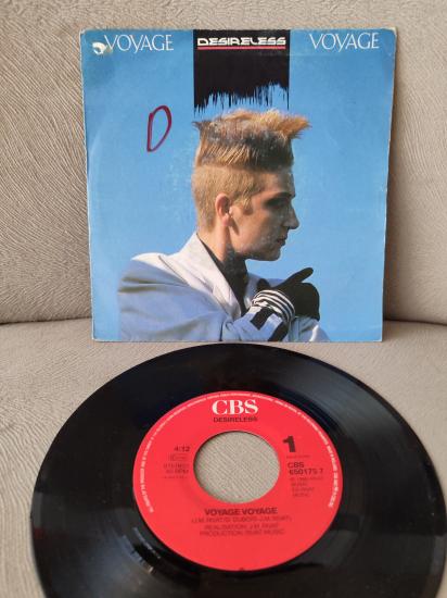 Desireless – Voyage Voyage  - 1986  Hollanda Basım 45 lik Plak
