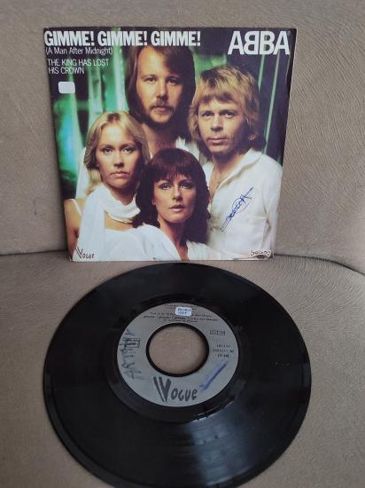 ABBA – Gimme! Gimme! Gimme! (A Man After Midnight) - 1979 Fransa Basım 45 lik Plak