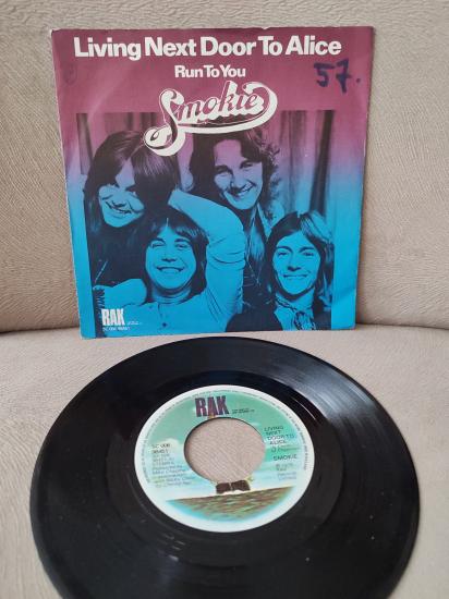 SMOKIE - LIVING NEXT DOOR TO ALICE - 1976 HOLLANDA BASIM 45 LİK PLAK