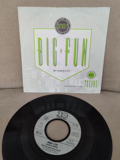 INNER CITY - Big Fun -  1988 Almanya Basım 45 LİK PLAK