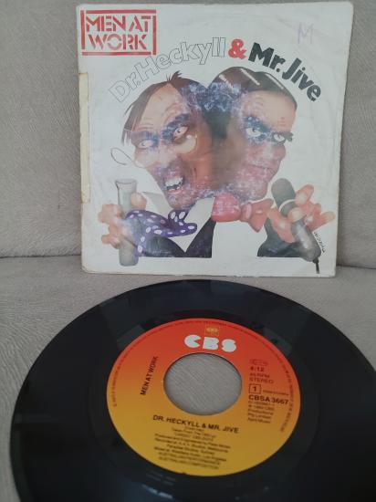 MEN AT WORK - Dr. Heckyll & Mr. Jive 1983 Hollanda Basım 45lik Plak