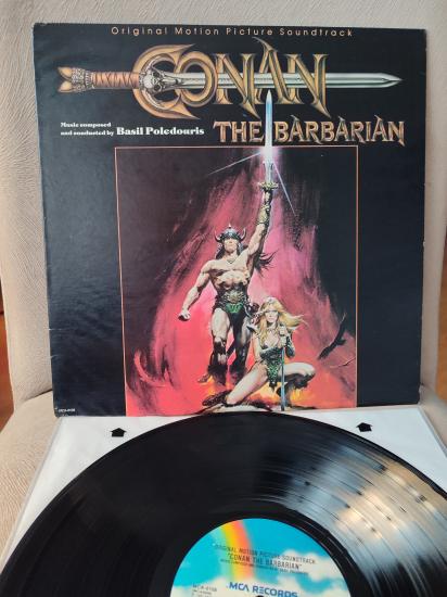 CONAN THE BARBARIAN - Basil Poledouris  1982 USA Basım Nadir Soundtrack LP Plak