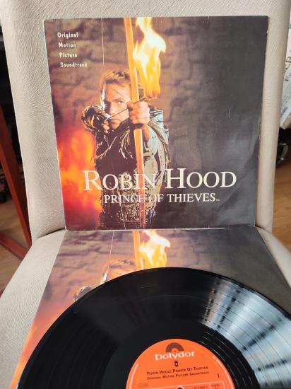 ROBIN HOOD:Prince of Thieves - Soundtrack - 1991 Hollanda Basım LP Albüm Plak