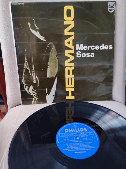 MERCEDES SOSA - Hermano - 1974 İspanya Basım LP Albüm Plak