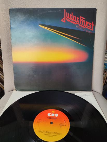 JUDAS PRIEST - Point of Entry - 1981 Hollanda Basım LP Albüm Plak