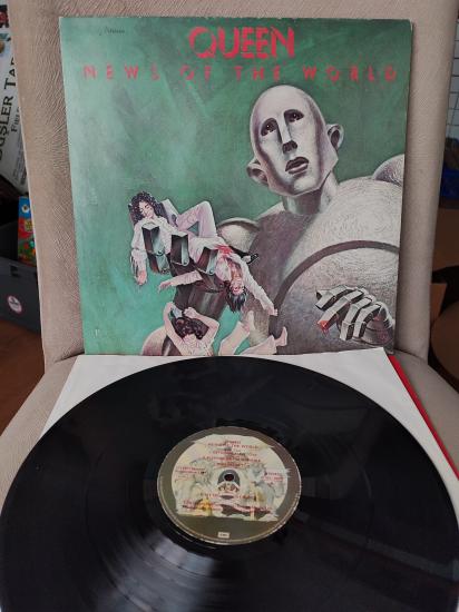 Queen – News Of The World - 1977 İtalya Basım 33 Lük LP Albüm Plak