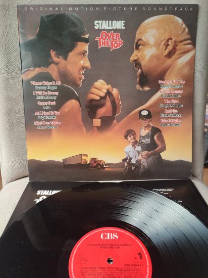 OVER THE TOP - Stallone 1987 Hollanda Basım 33 lük Soundtrack Plak Albüm