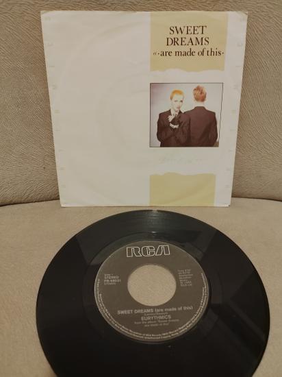 EURYTHMICS - Sweet Dreams - 1983 Almanya  Basım 45lik Plak