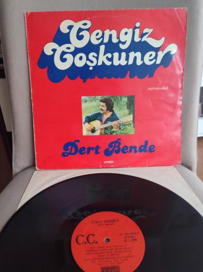 CENGİZ COŞKUNER - Dert Bende - 1981 Türkiye Basım Albüm - LP Plak