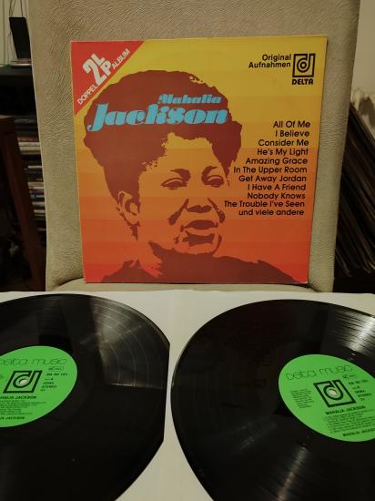 MAHALIA JACKSON - Mahalia Jackson - Almanya Dönem Basım Albüm - Double LP Plak