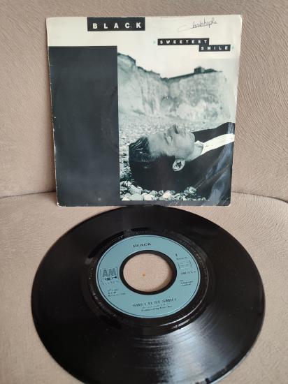 BLACK- Sweetest Smile / Sixteens -  1987 Almanya Basım 45lik Plak