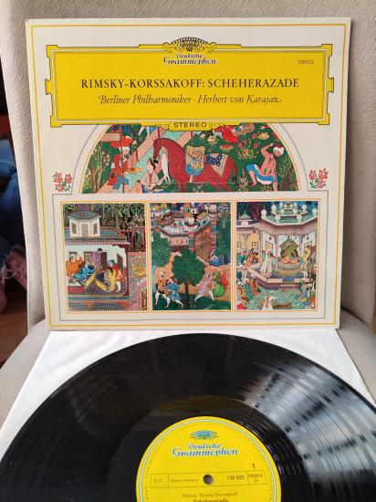 RIMSKY-KORSAKOV - SHEHERAZADE / ŞEHRAZAT - Karajan - 1967 Almanya Basım - 33lük LP Plak Albüm 