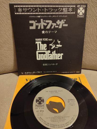 THE GODFATHER / Baba Filmi Soundtrack  1972 Japonya Basım 45lik Plak
