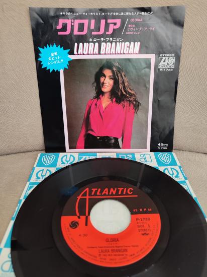 LAURA BRANIGAN - GLORIA - 1982 Japonya Basım 45lik Plak 2.EL