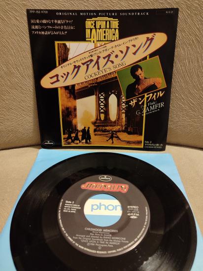 ONCE UPON A TIME IN AMERICA Soundtrack - Cockeye’s Song  - 1984 Japonya Basım Nadir 45lik Plak 2.EL