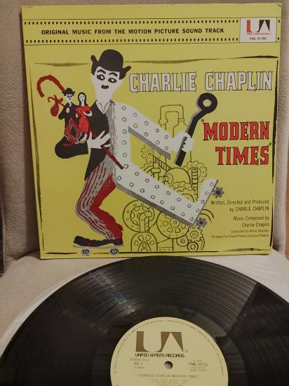 MODERN TIMES / Charlie Chaplin  - Soundtrack - 1978 Japonya Basım LP Albüm Plak