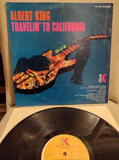 ALBERT KING - Travelin’ To California ( Lucy & Me ) - 1976 USA Basım LP Plak Albüm