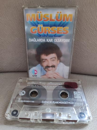 MÜSLÜM GÜRSES - Dağlarda Kar Olsaydım -  1993 Türkiye Basım Kaset Albüm