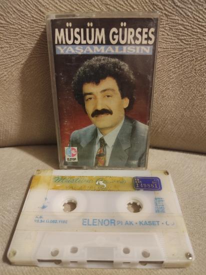 MÜSLÜM GÜRSES - Yaşamalısın -  1991 Türkiye Basım Kaset Albüm - Elenor