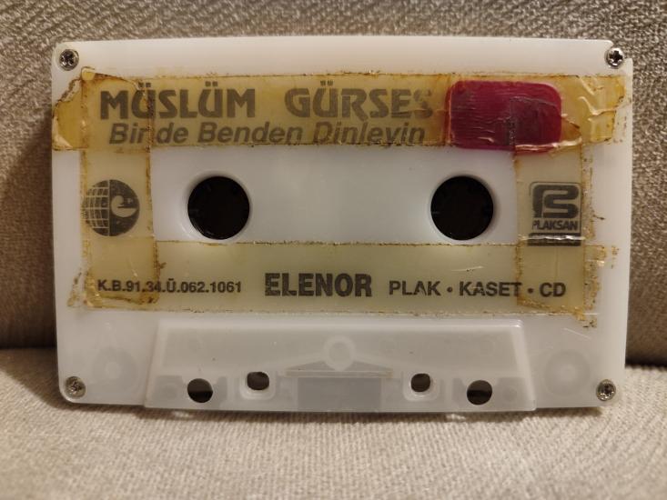 Müslüm Gürses –  Birde Benden Dinleyin  - 1991 Türkiye Basım  Kaset - Kapaksız