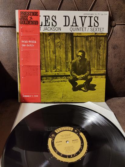 Miles Davis And Milt Jackson - Quintet / Sextet - 1976 Japonya  Basım LP Plak - Obi’li