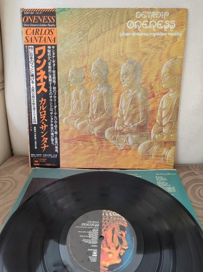 SANTANA  - Oneness, Silver Dreams - Golden Reality - 1979 Japonya  Basım LP Plak - Obi’li