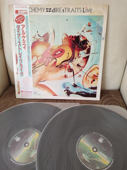 DIRE STRAITS - Alchemy / Dire Straits Live - 1984 Japonya  Basım Nadir Double Plak - Obi’li 2.EL