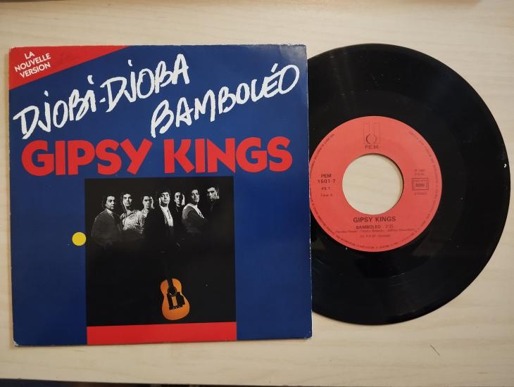 GIPSY KINGS - DJOBI - DJOBA BAMBOLEO  - 1987 FRANSA BASIM 45 LİK PLAK