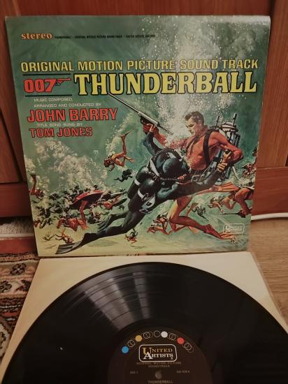 007 JAMES BOND  -Thunderball - 1965 USA  Basım LP Albüm Plak