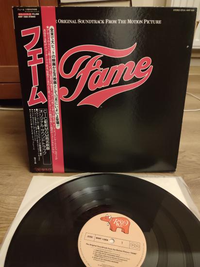 FAME / Irene Cara - Soundtrack - 1980 Japonya Basım  33lük LP Plak - Obi’li