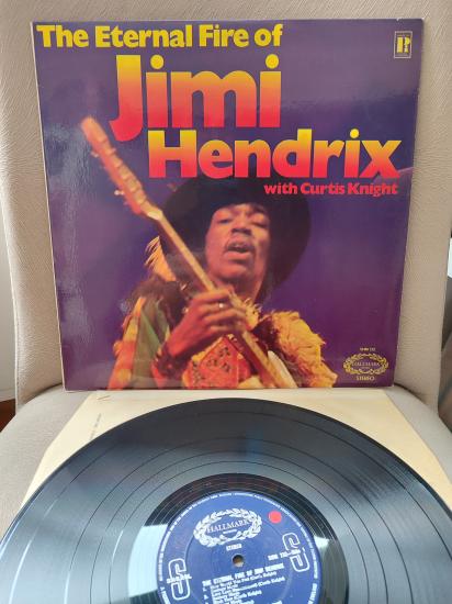JIMI HENDRIX - The Eternal Fire of Jimi Hendrix - 1971 İngiltere Basım 33lük LP Plak