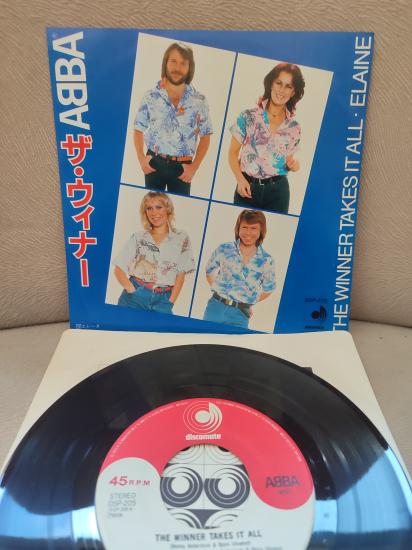 ABBA - Winner Takes It All - Japonya 1980 Basım 45lik Plak