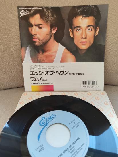 WHAM - Where Did Your Heart Go? / The edge of Heaven - Japonya 1986 Basım 45lik Plak