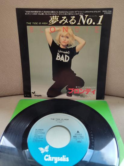 BLONDIE - The Tide is High  1980 Japonya Basım 45lik Plak