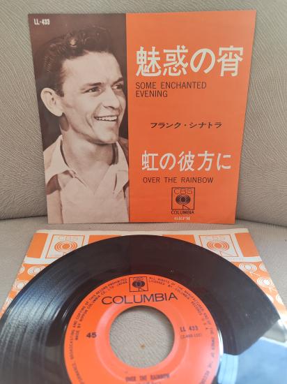 Frank Sinatra ‎- Some Enchanted Evening / Over The Rainbow 1963 Japonya Basım 45lik Plak