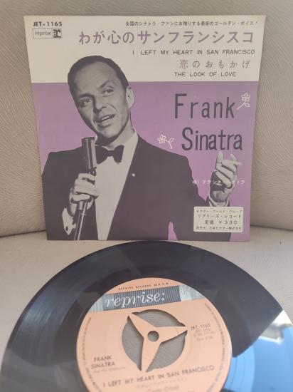 Frank Sinatra ‎- I Left My Heart In San Francisco / The Look Of Love 1962 Japonya Basım 45lik Plak