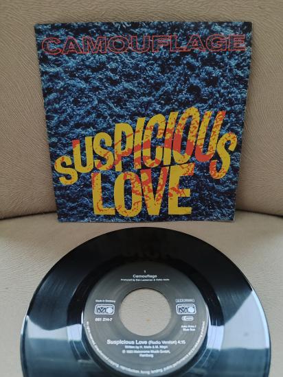 CAMOUFLAGE - Suspicious Love - 1993 Almanya Basım Nadir 45lik Plak