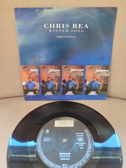 CHRIS REA  - Winter Song 1986 Hollanda Basım 3 Parçalık EP Plak