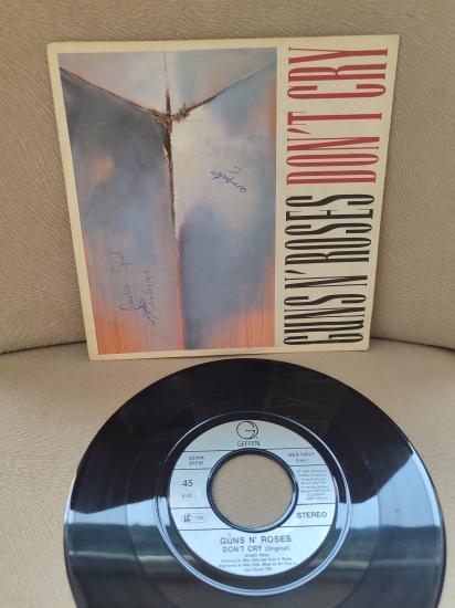 GUNS N’ ROSES - Don’t Cry - 1991 Almanya Basım 45 lik Plak