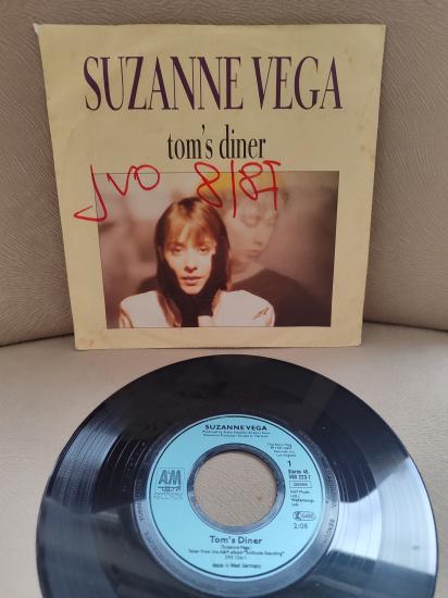 SUZANNE VEGA - Tom’s Diner- 1987 Almanya Basım 45 lik Plak