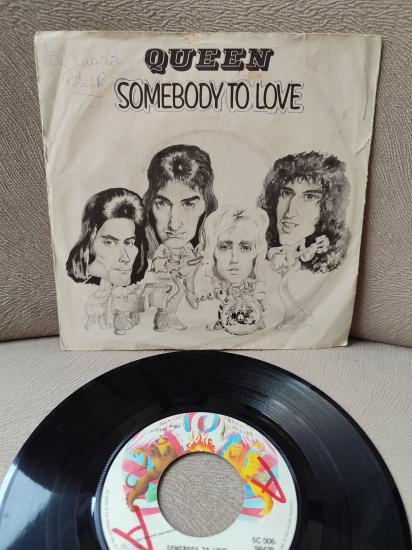 QUEEN - Somebody To Love - 1976 Hollanda Basım 45 lik Plak